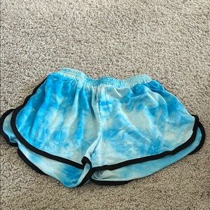 Blue Tie-Dye Women's Shorts